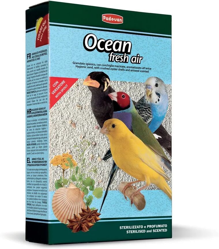 VALMAN Lettiera per uccelli Ocean Fresh Air 1kg 1KG