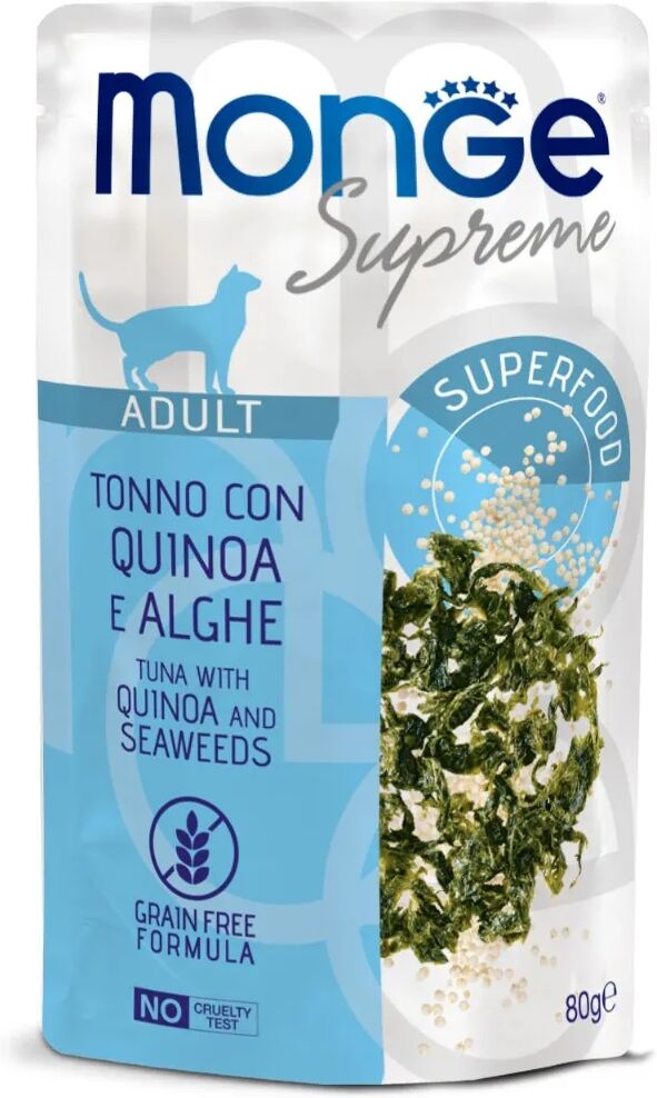 MONGE Supreme Cat Busta Multipack 24x80G TONNO CON QUINOA