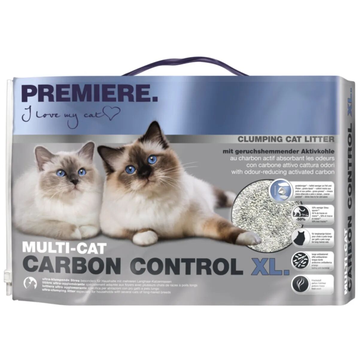 PREMIERE Lettiera Cat Carbon Control XL 12L