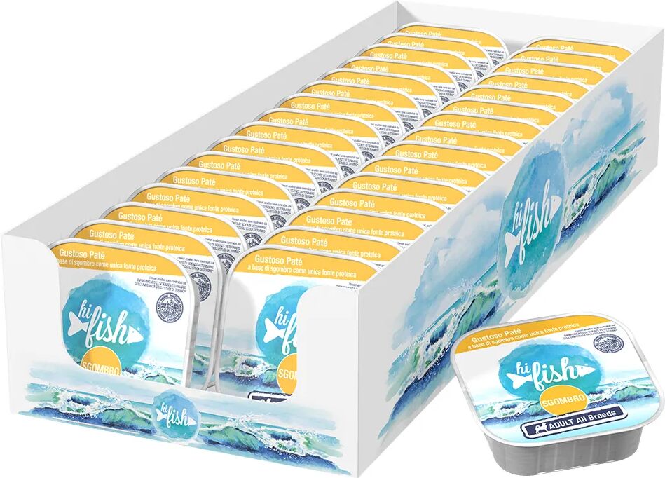 HI FISH Dog Vaschetta Multipack 32x100G SGOMBRO