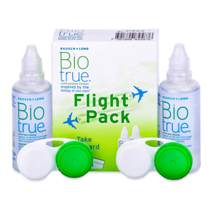 Soluzione Biotrue Flight Pack 2x60 ml