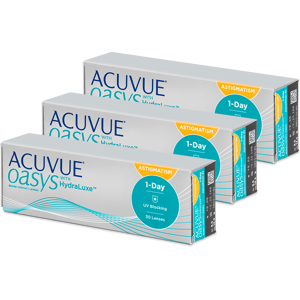 Acuvue Oasys 1-Day with HydraLuxe for Astigmatism (90 lenti)