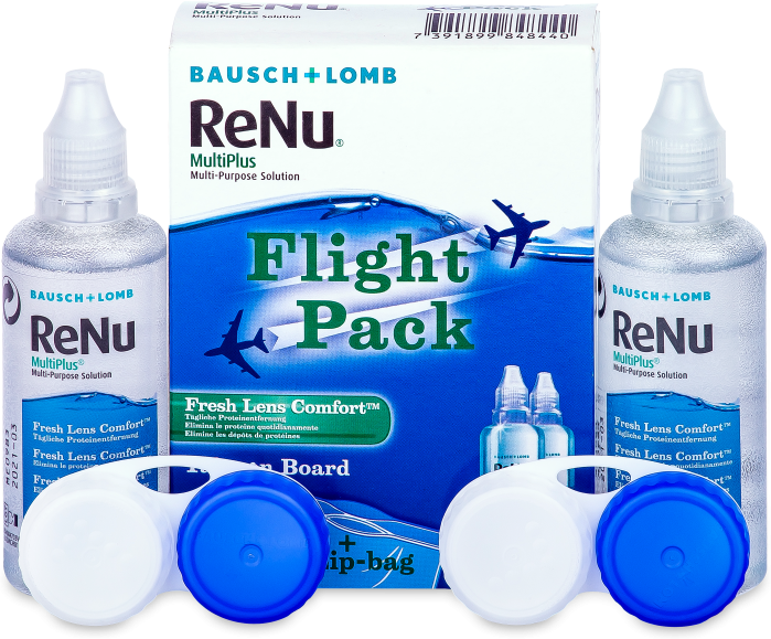 Soluzione ReNu Multiplus flight pack 2 x 60 ml