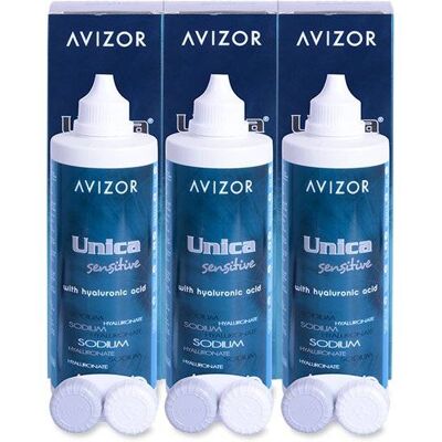 Avizor Unica Sensitive 3 x 350 ml - Soluzione per lenti a contatto Avizor Unica Sensitive 3 x 350 ml - Soluzione per lenti a contatto