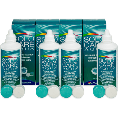Menicon SoloCare Aqua Soluzione per Lenti a Contatto - 4x360ml Menicon SoloCare Aqua Soluzione per Lenti a Contatto - 4x360ml