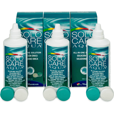 Soluzione SoloCare Aqua Menicon - 3x360ml Soluzione SoloCare Aqua Menicon - 3x360ml