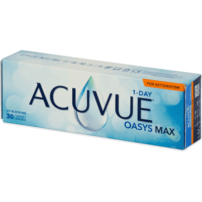 Johnson & Johnson Acuvue Oasys Max 1-Day for Astigmatism (30 lenti) Johnson & Johnson Acuvue Oasys Max 1-Day for Astigmatism (30 lenti)