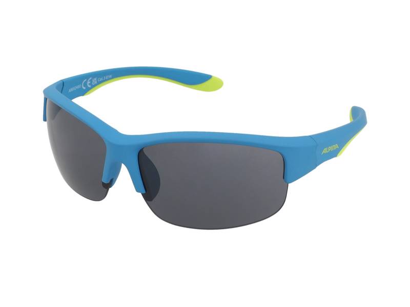 Alpina Flexxy Youth HR Blue Matt-Lime