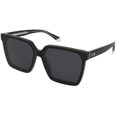 Crullé C1 Occhiali da Sole Quadrati Neri Unisex - Occhiali da Sole Crullé C1 Occhiali da Sole Quadrati Neri Unisex - Occhiali da Sole