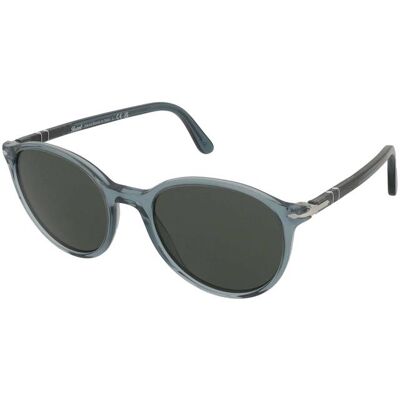 Occhiali da sole Persol PO3350S 120431 Unisex Blu/Verde - Panto completo Occhiali da sole Persol PO3350S 120431 Unisex Blu/Verde - Panto completo
