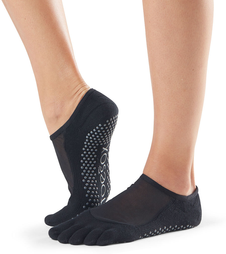 TOESOX Calzini Antiscivolo con dita, con trasparenza