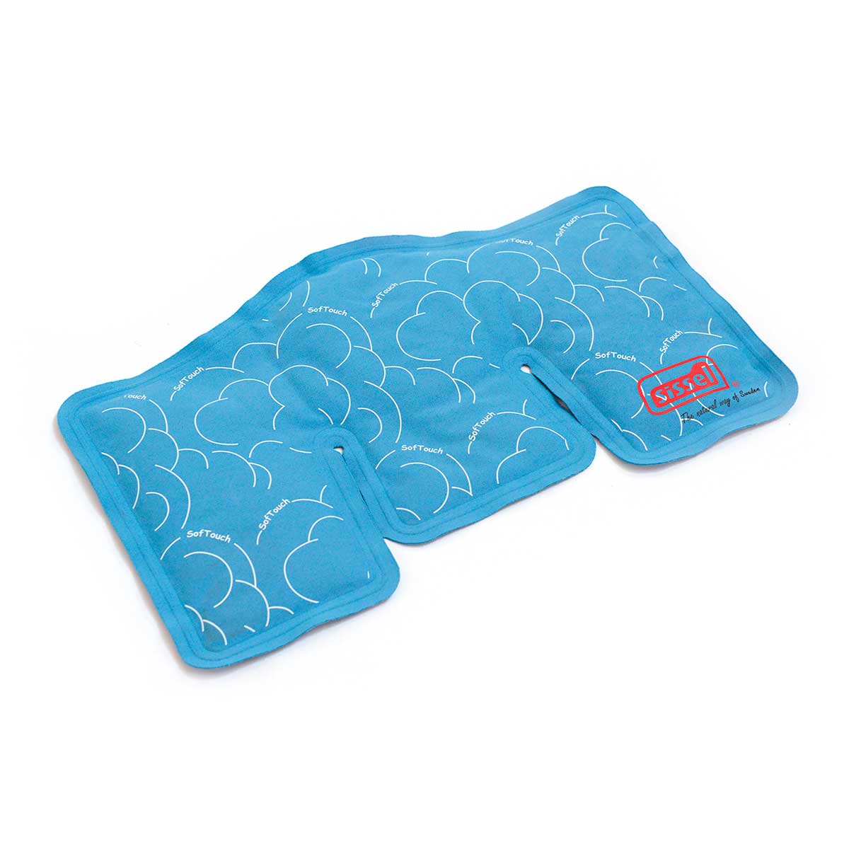 Sissel Cuscino caldo freddo Soft Touch Azzurro 20 x 40 cm