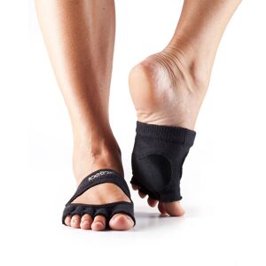 ToeSox Calzini Danza Releve senza dita, colori assortiti Nero Medium (39-42,5)