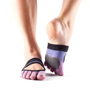 ToeSox Calzini Danza Releve con dita Rosa Lilla Nero Medium (39-42,5)