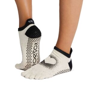 ToeSox Calzini antiscivolo con dita, bassi Bianco Cuore #NEW Medium (39-42,5)