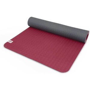 Sissel Tappetino Yoga antiscivolo professionale Terra Yoga Mat Bordeaux/Antracite 183 x 61 x 0.4 cm