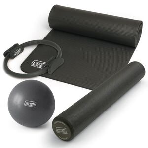 Sissel KIT PILATES CASA n°1 ANTRACITE: Circle, Soft Ball, Rullo e Materassino Antracite