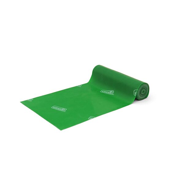 sissel banda elastica 5 metri elastico per fitness e palestra fit band ® verde (forte) 14,5 cm. x 5 m.