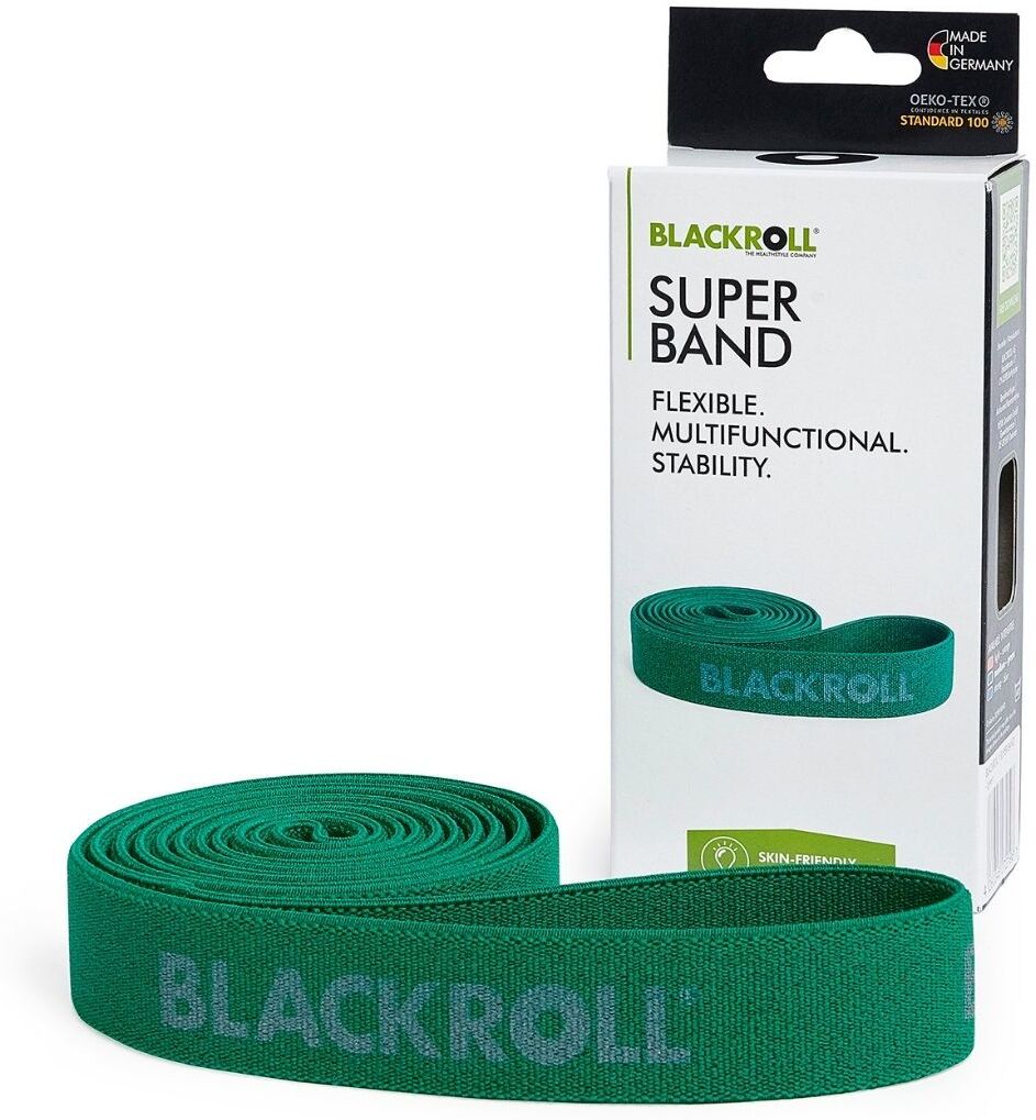 Blackroll SUPER BAND banda elastica per esercizi fitness Verde