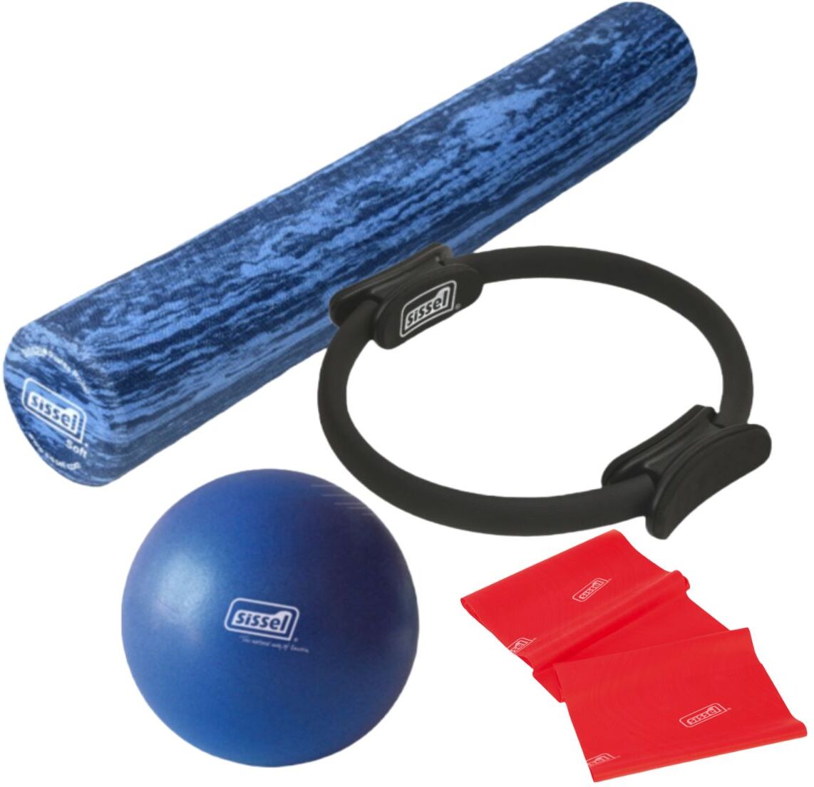 Sissel HOME KIT IDEAPILATES "SMART": Soft Ball, Fitband, Circle e Roller