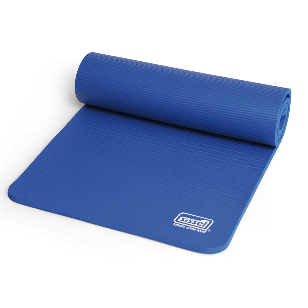 Sissel Tappetino Fitness Yoga Pilates 1 cm da ginnastica Blu cm. 180 x 60 x 1