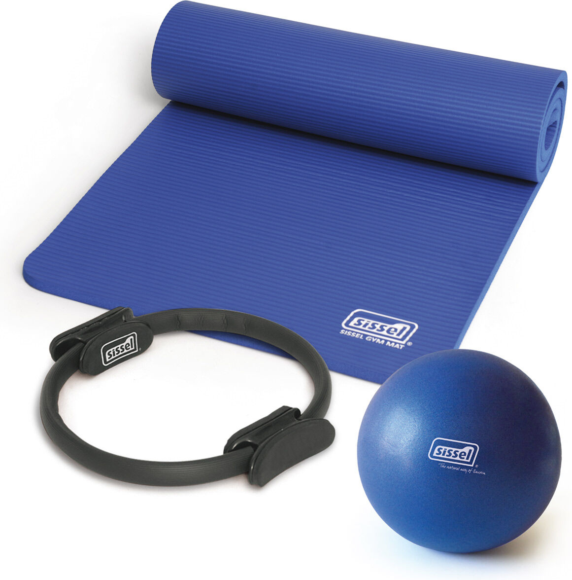 Sissel KIT PILATES CASA n°6: Circle, Soft Ball e Materassino