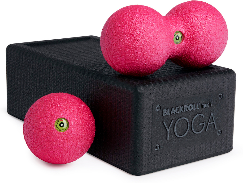 Blackroll ® Block Set YOGA: Block, Ball e DuoBall Rosa