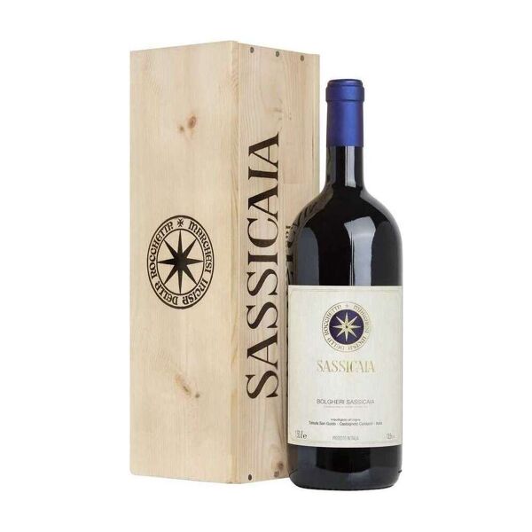 tenuta san guido magnum 1,5 litri sassicaia 2020 in cassa legno