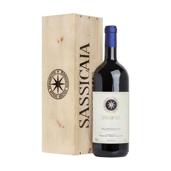 tenuta san guido magnum 1,5 litri sassicaia 2021 in cassa legno