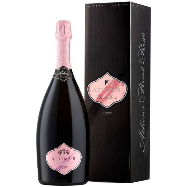 kettmeir magnum 1,5 litri spumante metodo classico rosè athesis astucciato