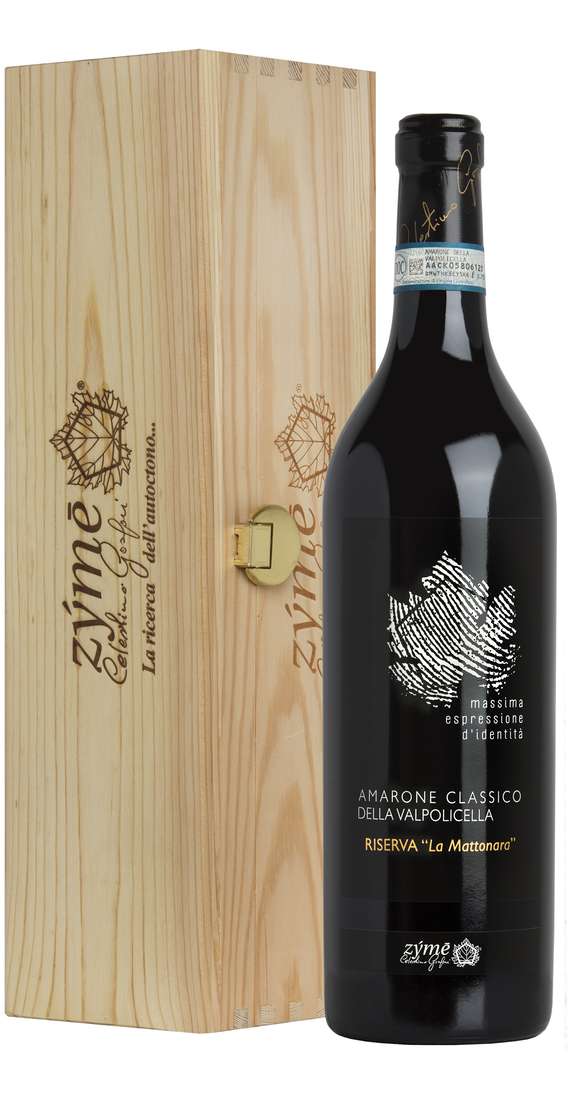 Zyme Amarone classico riserva dop 2008 “la mattonara” in cassa legno