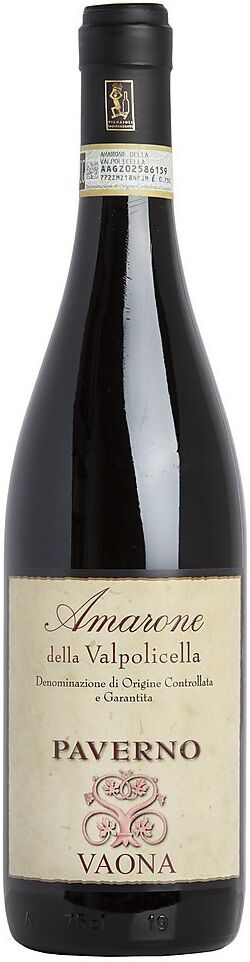 Vaona Odino Amarone della valpolicella classico "paerno" docg 2018