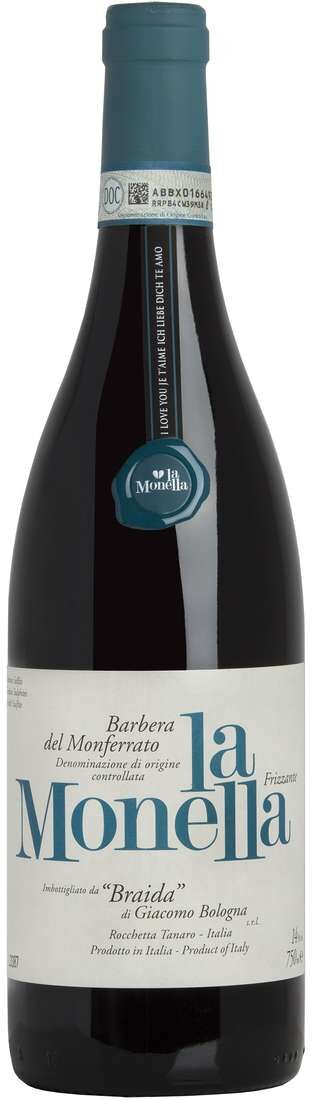 Braida Barbera del monferrato "la monella" frizzante doc