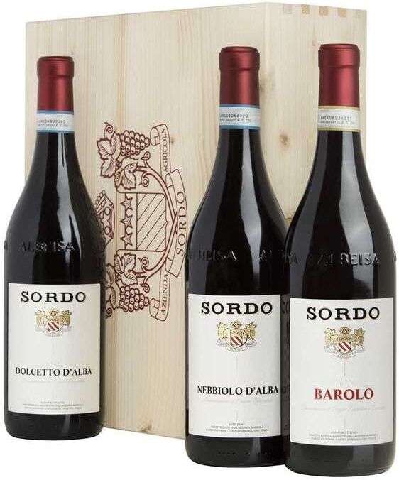 Sordo Barolo, nebbiolo e dolcetto "in cassa legno"