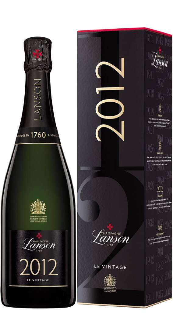 Lanson Champagne le vintage 2012 astucciato