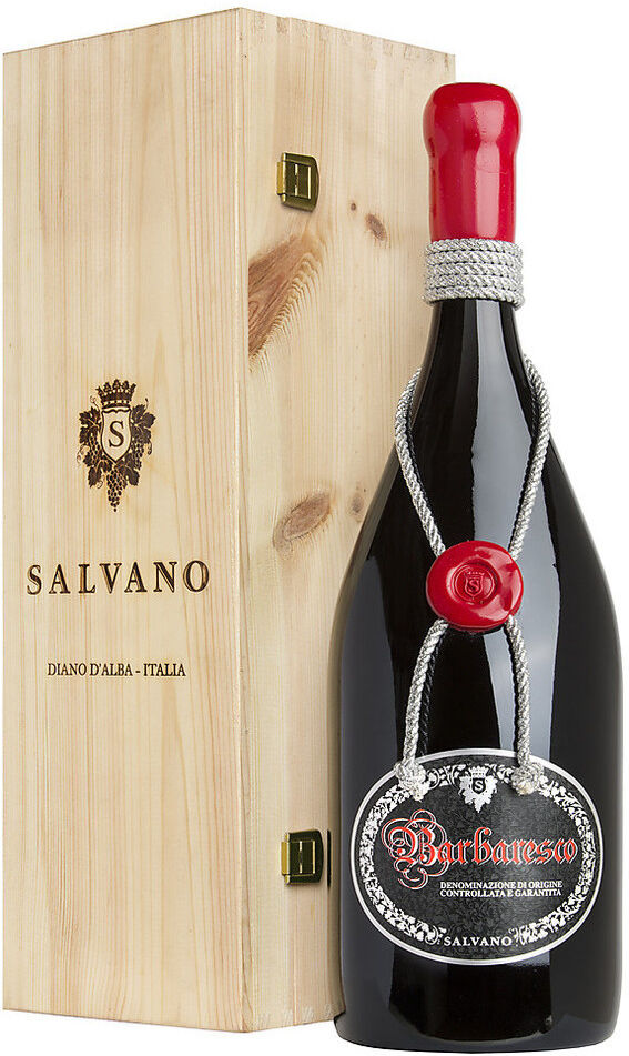 Salvano Doppio magnum 3 litri barbaresco docg in cassa legno