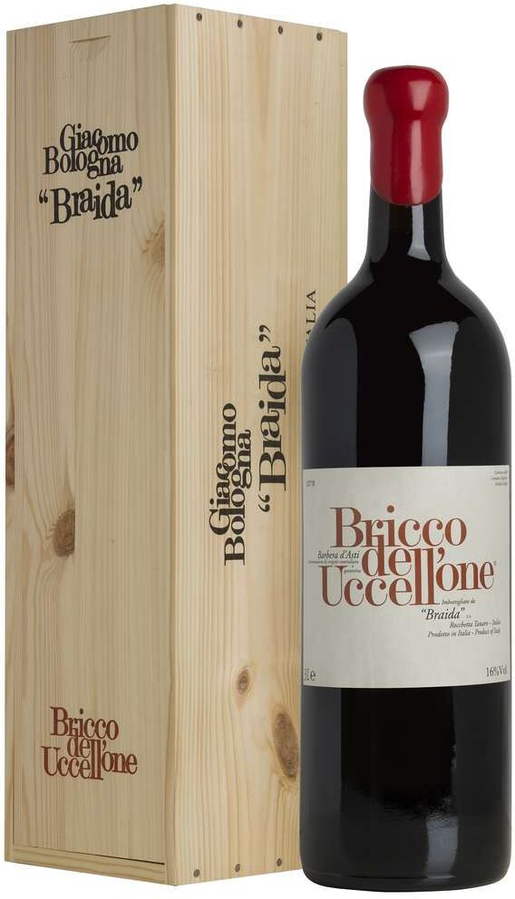 Braida Doppio magnum 3 litri barbera d’asti "bricco dell'uccellone" docg in cassa legno