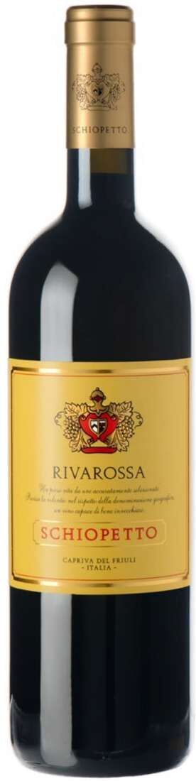 SCHIOPETTO Friuli venezia giulia rosso "rivarossa"