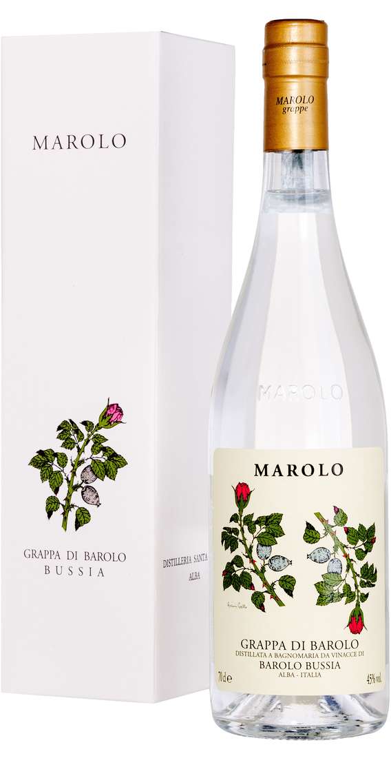 MAROLO Grappa di barolo bussia astucciata