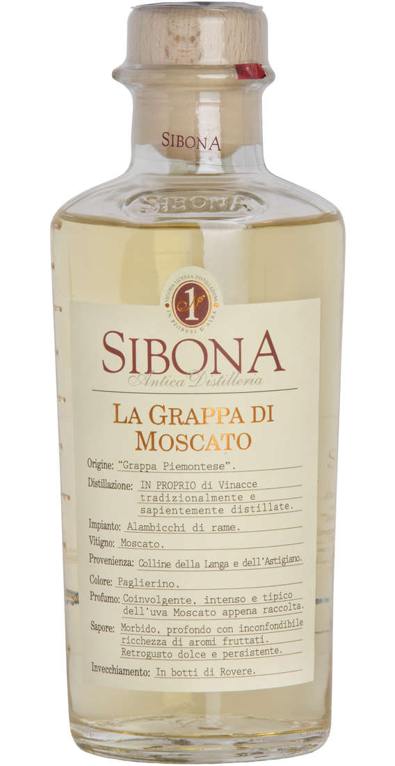 Sibona Grappa di moscato