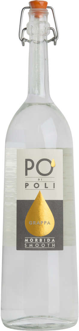 Grappa "pò di poli" morbida di moscato