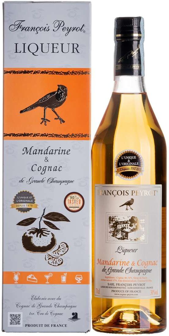 Peyrot Liqueur mandarine & cognac astucciato