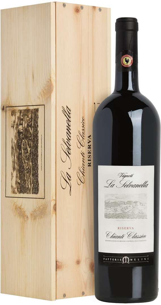 Melini Magnum 1,5 litri chianti classico riserva "la selvanella" docg in cassa legno