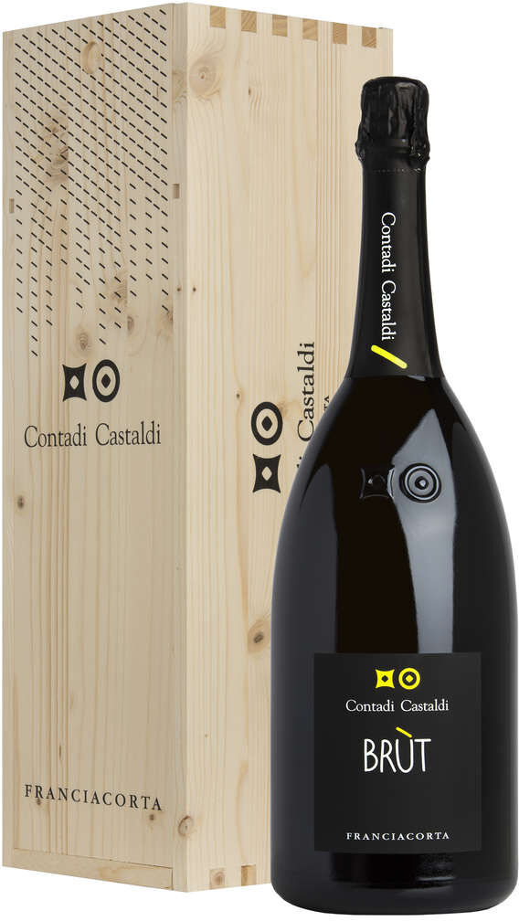 Contadi Castaldi Magnum 1,5 litri franciacorta brut docg in cassa legno