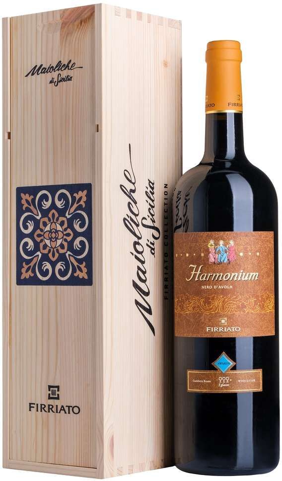 FIRRIATO Magnum 1,5 litri harmonium nero d'avola in cassa legno