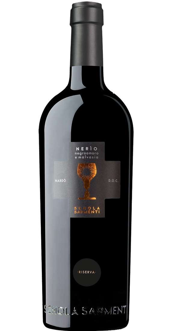 SCHOLA SARMENTI Negroamaro e malvasia nera riserva "nerio" doc