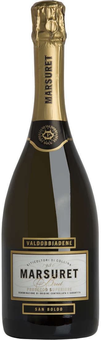 MARSURET Prosecco superiore valdobbiadene brut "san boldo" docg