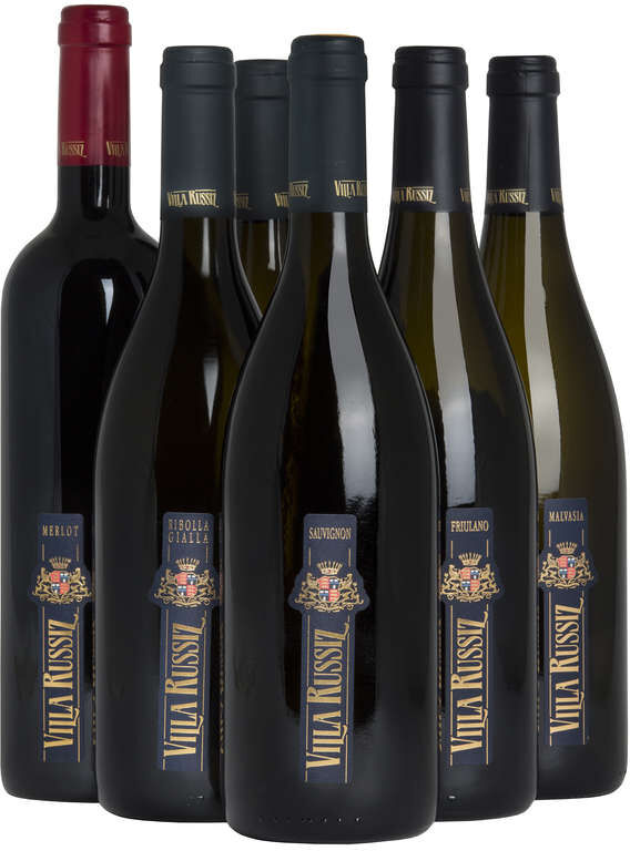 VILLA RUSSIZ Selezione 6 vini friulani