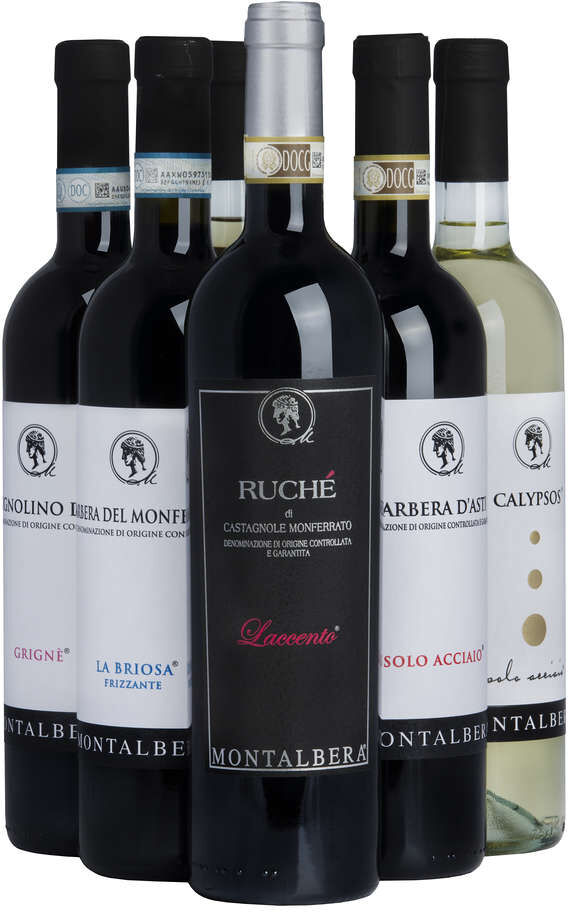 MONTALBERA Selezione 6 vini piemontesi