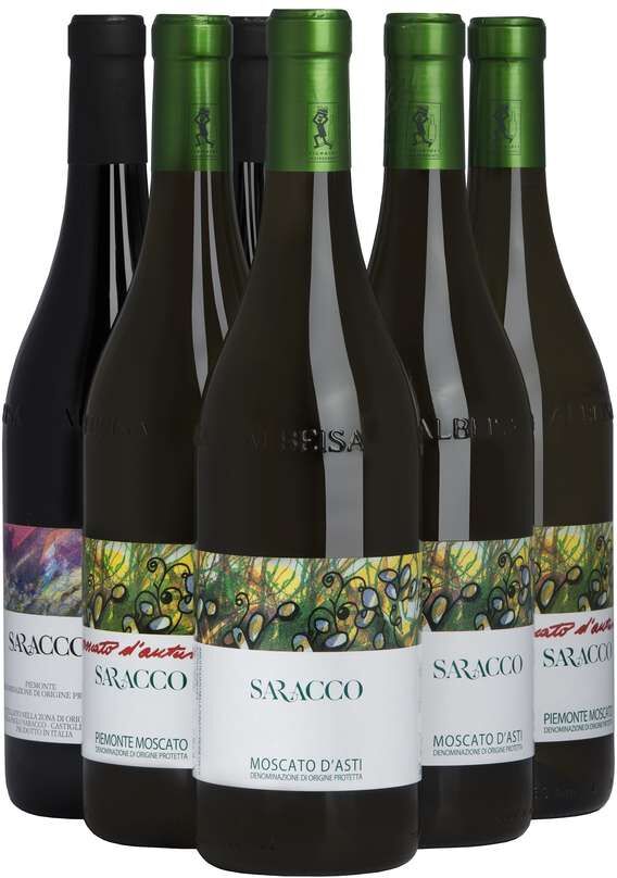 SARACCO Selezione 6 vini piemontesi